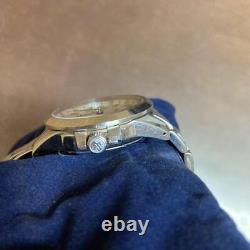 Seiko Grand Seiko SBGE009 GMT Date White Silver Round Spring Drive Mens Watch