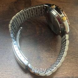 Seiko H021-7001 Chronograph World Time GMT Quartz Authentic Working Mens Watch