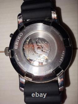 Seiko Kinetic GMT World Time Watch 100m Water Resistant Rubber Wristwatch