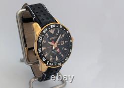 Seiko Kinetic Sportura GMT SUN028P1 Rose Gold 5M85-0AA0 Sapphire & Full Set
