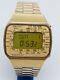 Seiko M158-5009 GMT World Time Pan Am Watch Quartz LC Gold Filled Japan Ult Rare
