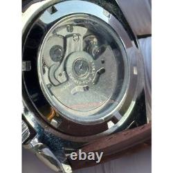 Seiko NH34 Automatic GMT MOD Watch 42mm Blue Textured Dial Sapphire Bezel UNWORN