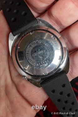 Seiko Navigator Timer 6117-6410 Automatic GMT Serviced Pepsi Nov 1975