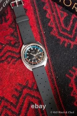 Seiko Navigator Timer 6117-6410 Automatic GMT Serviced Pepsi Nov 1975