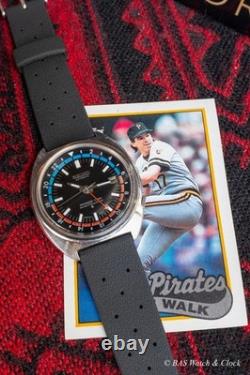 Seiko Navigator Timer 6117-6410 Automatic GMT Serviced Pepsi Nov 1975