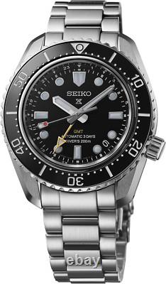 Seiko Nwt Prospex 1968 Heritage Gmt Diver Black Dial Auto Watch 72hr Spb383 USA