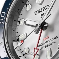 Seiko Nwt Prospex 1968 Heritage Gmt Diver Silvery White Dial Auto 72hr Spb519 Us