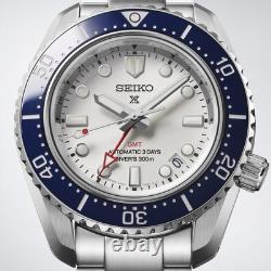 Seiko Nwt Prospex 1968 Heritage Gmt Diver Silvery White Dial Auto 72hr Spb519 Us