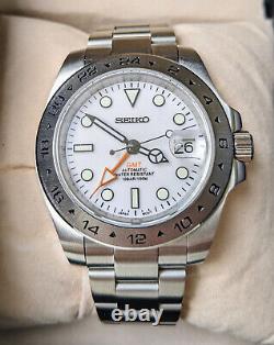 Seiko Polar Explorer II Style HomageCustom Built Mod WatchGMTAutomaticNH34