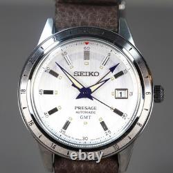 Seiko Presage SSK015J1 Laurel GMT 110th Anniversary LE 3500 Ivory Dial Auto NEW