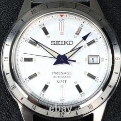 Seiko Presage SSK015J1 Laurel GMT 110th Anniversary LE 3500 Ivory Dial Auto NEW