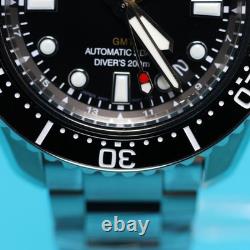 Seiko Prospex GMT SPB383J1 Automatic Diver 200m 6R54 Black Dial NEW