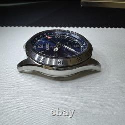 Seiko Prospex Mens Alpinist GMT Blue Dial Blue Strap Watch SPB377