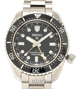 Seiko Prospex SPB838 1968 MINT Stainless Steel Black Dial GMT Watch