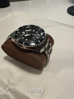 Seiko Prospex SPB838 1968 MINT Stainless Steel Black Dial GMT Watch