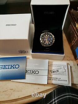 Seiko Prospex Ssc549 World Time Chronograph Sapphire Crystal Great Cond Full Set
