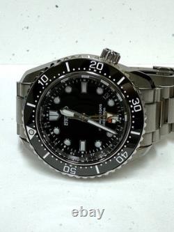 Seiko SPB383 GMT Black Dial Diver's 200m