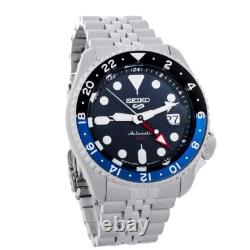 Seiko SSK003 Men's 5 Sport GMT Blue Dial Automatic Watch SSK001