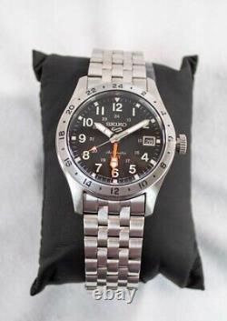 Seiko SSK023 5Sports Field GMT Automatic Men's Watch SS/Black Dial
