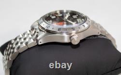 Seiko SSK023 5Sports Field GMT Automatic Men's Watch SS/Black Dial
