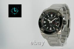 Seiko SUN007 5M65 Kinetic GMT 100M Black Dial New Capacitor Offers Welcome