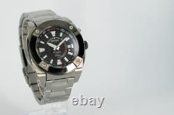 Seiko SUN007 5M65 Kinetic GMT 100M Black Dial New Capacitor Offers Welcome