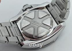 Seiko Velatura SUN011P1 Kinetic GMT Blue Dial Sapphire New Capacitor & Box