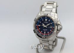 Seiko Velatura SUN011P1 Kinetic GMT Blue Dial Sapphire New Capacitor & Box