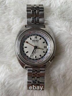 Seiko Vintage 6117-6400 World Time GMT Automatic'Error Dial' Bracelet 41mm