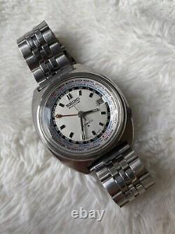 Seiko Vintage 6117-6400 World Time GMT Automatic'Error Dial' Bracelet 41mm