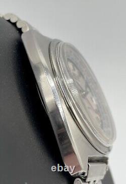 Seiko Vintage 6117-6400 World Time GMT Automatic Error Dial Bracelet 41mm