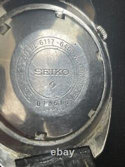 Seiko Vintage 6117-6400 World Time GMT Automatic together with Original Band