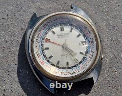 Seiko Vintage 6117-6400 World Time GMT watch collectible