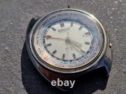 Seiko Vintage 6117-6400 World Time GMT watch collectible