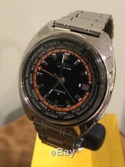 Seiko World Time 6117-6400 Jan 1972 GMT Navigator