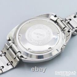 Seiko World Time 6117-6400 Vintage GMT SS Automatic Mens Watch Authentic Working