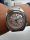 Seiko World Time 6117-6400 Vintage Overhaul GMT Silver Automatic Mens Watch