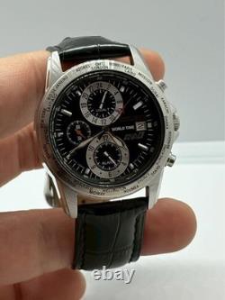 Seiko World Time ANA Collaboration Watch 5T82-0AH0 Quartz GMT Unisex
