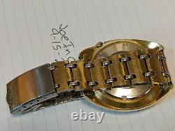 Seiko World Time GMT 6117-6409 overhaul on 08/05/20 All original Rare Gold Tone