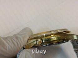 Seiko World Time GMT 6117-6409 overhaul on 08/05/20 All original Rare Gold Tone