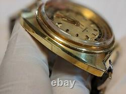 Seiko World Time GMT 6117-6409 overhaul on 08/05/20 All original Rare Gold Tone