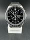 Seiko World Time Solar Men's Chronograph Alarm Black 41mm Quartz Watch V195-0AE0