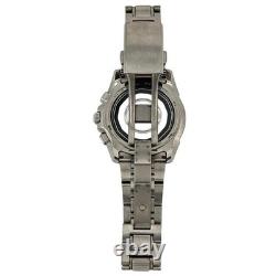 Seiko World Time Watch Titanium Solar 7B25 0AC0 GMT 41mm Unisex wrist 19cm