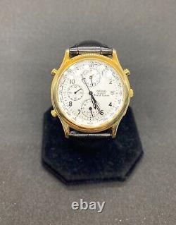Seiko World Timer GMT 5T52-6A10 Quartz Men's wristwatch