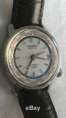 Seiko vintage watch 6217- 7000 GMT World Time automatic Olympic