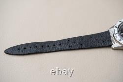 Serica 8315-1 GMT COSC 39mm 9 Crown Steel Automatic Watch Oreo