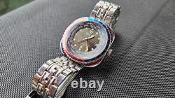 Sicura 23 Jewels Globetrotter GMT Superwaterresistant manual wind