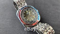 Sicura 23 Jewels Globetrotter GMT Superwaterresistant manual wind