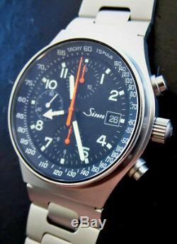 Sinn GMT 144 World Time Automatic Aviator Steel Men's Chronograph Service
