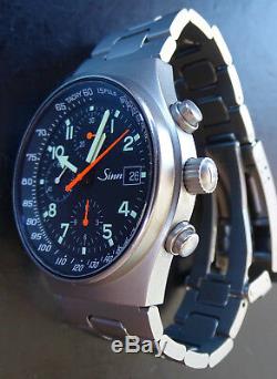 Sinn GMT 144 World Time Automatic Aviator Steel Men's Chronograph Service
